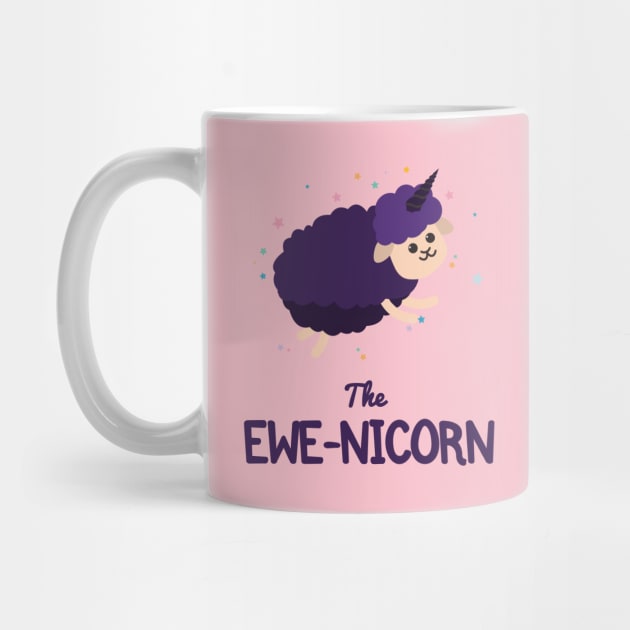 Animal Hybrid | Ewe Puns | Funny Unicorn by Fluffy-Vectors